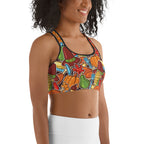 Thanksgiving Celebration Sports Bra