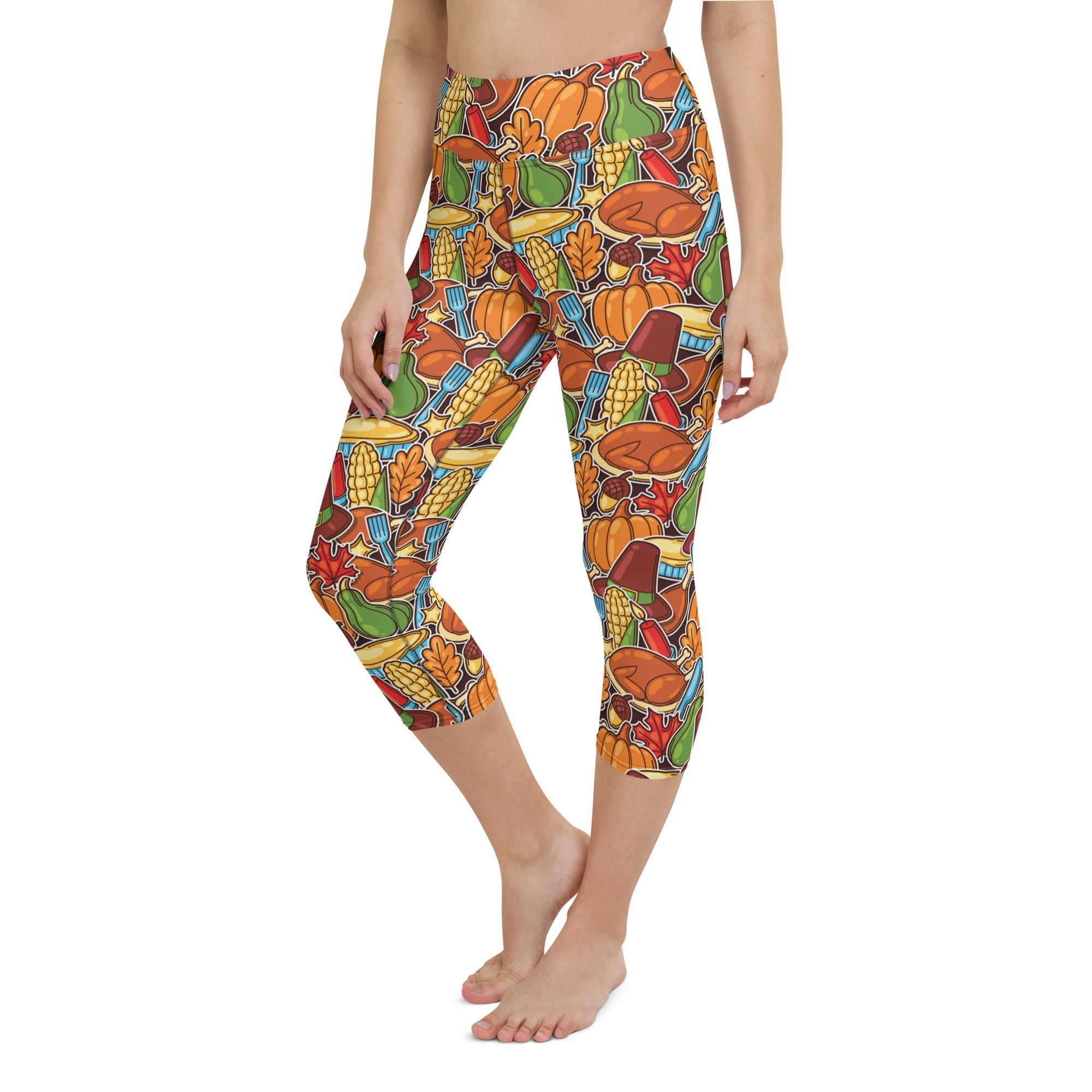 Thanksgiving Celebration Yoga Capris