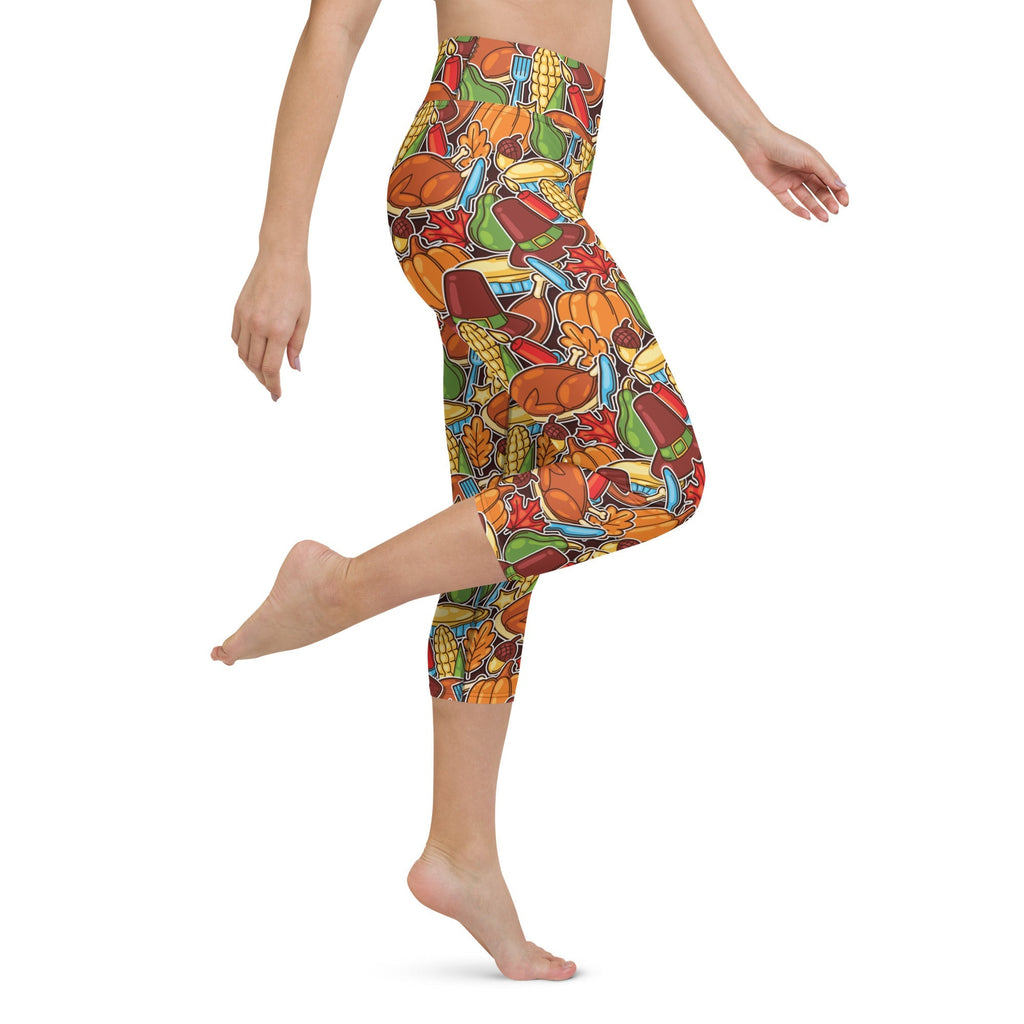 Thanksgiving Celebration Yoga Capris