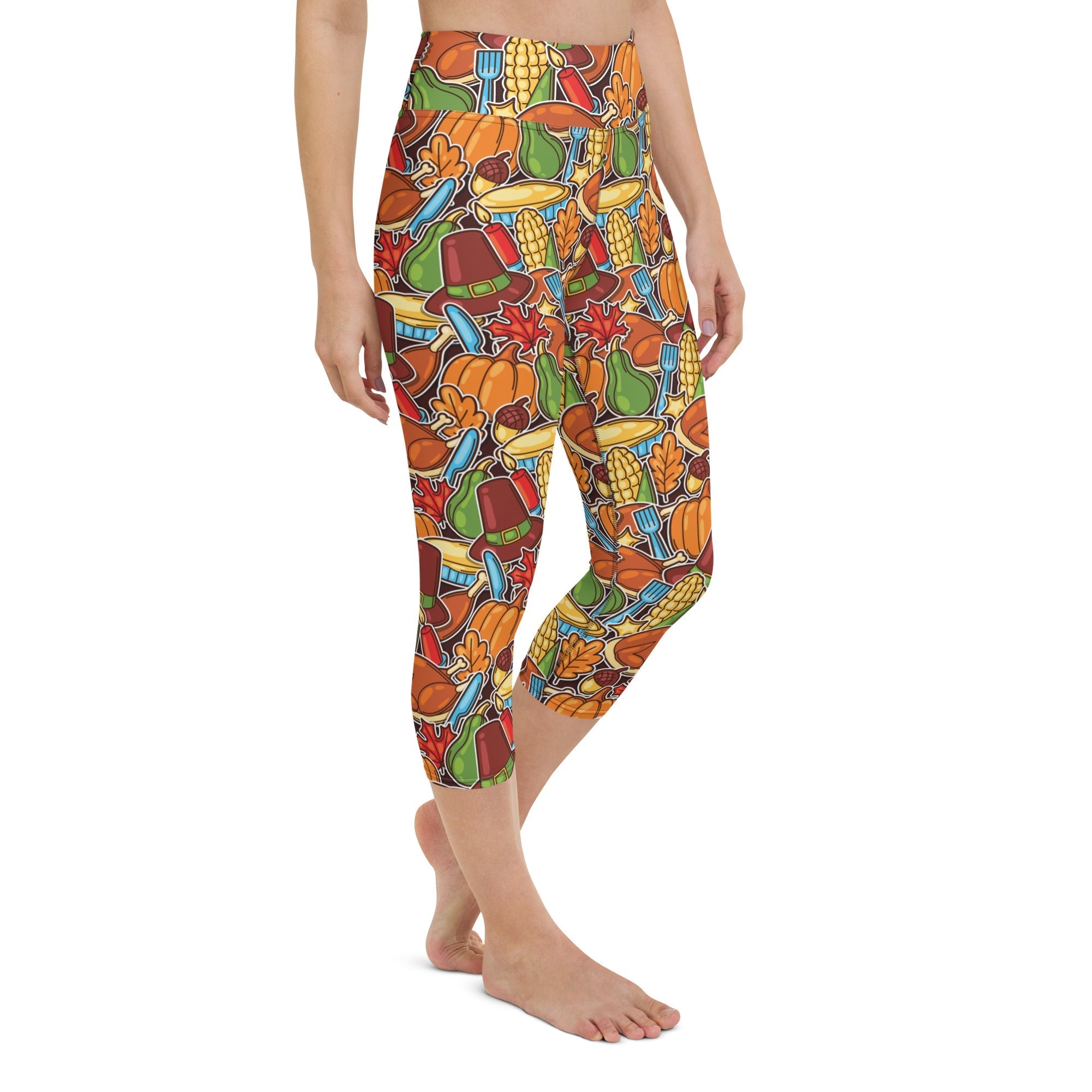 Thanksgiving Celebration Yoga Capris