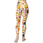 Thanksgiving Pattern Yoga Leggings