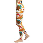 Thanksgiving Pattern Yoga Leggings