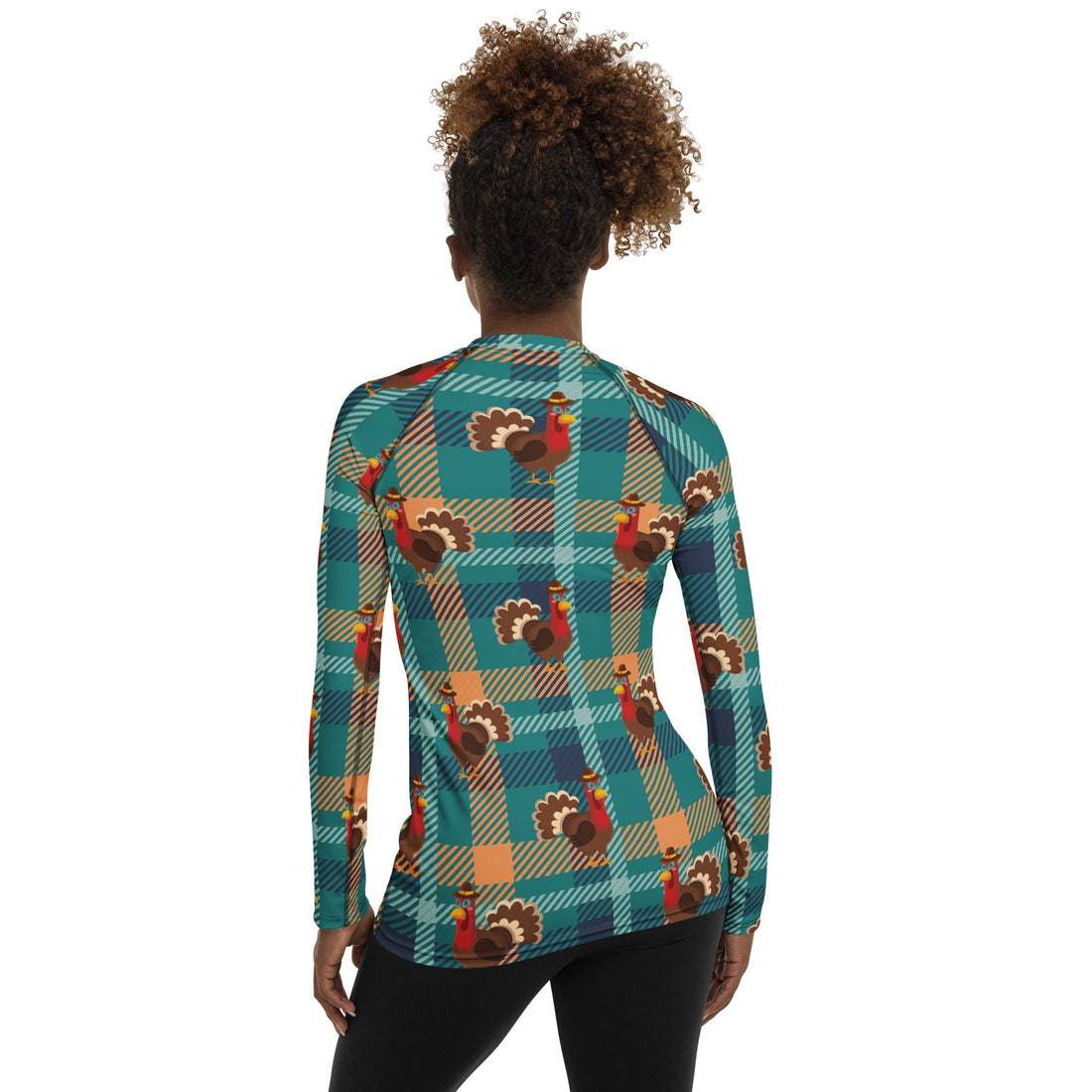 Thanksgiving Plaid Rash Guard