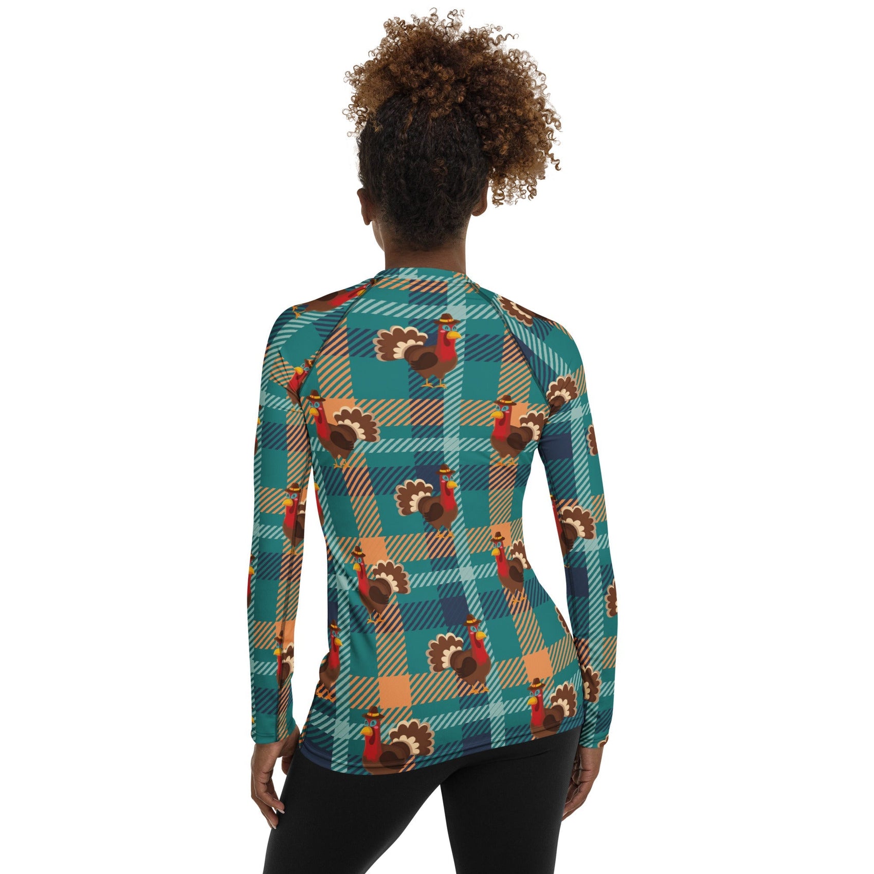 Thanksgiving Plaid Rash Guard