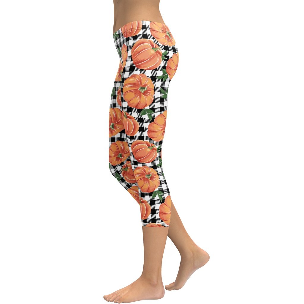 Thanksgiving Pumpkins Capris