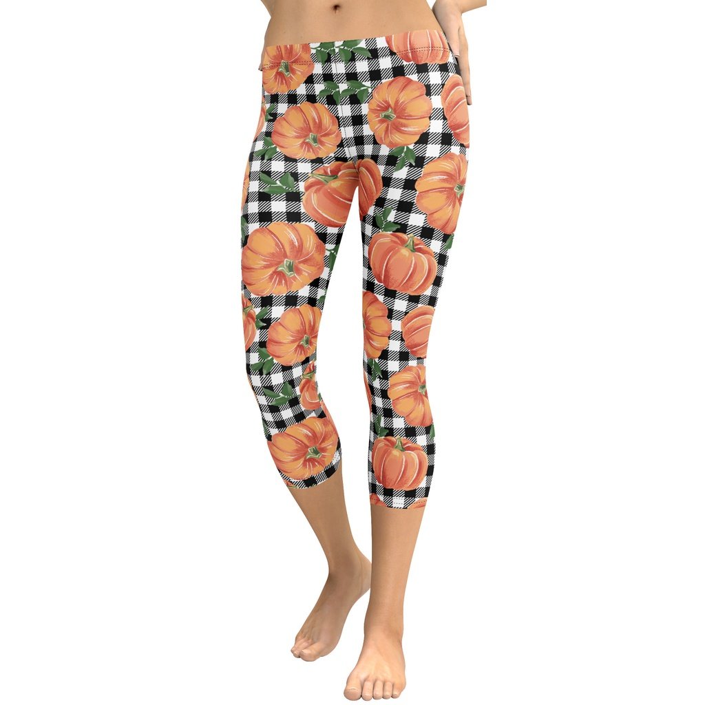 Thanksgiving Pumpkins Capris