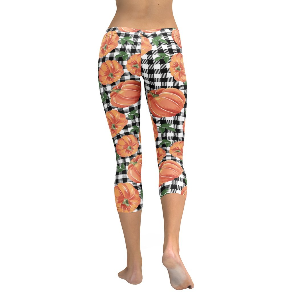 Thanksgiving Pumpkins Capris