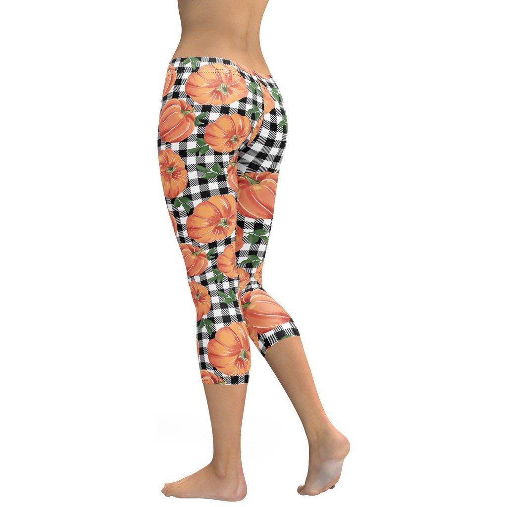 Thanksgiving Pumpkins Capris