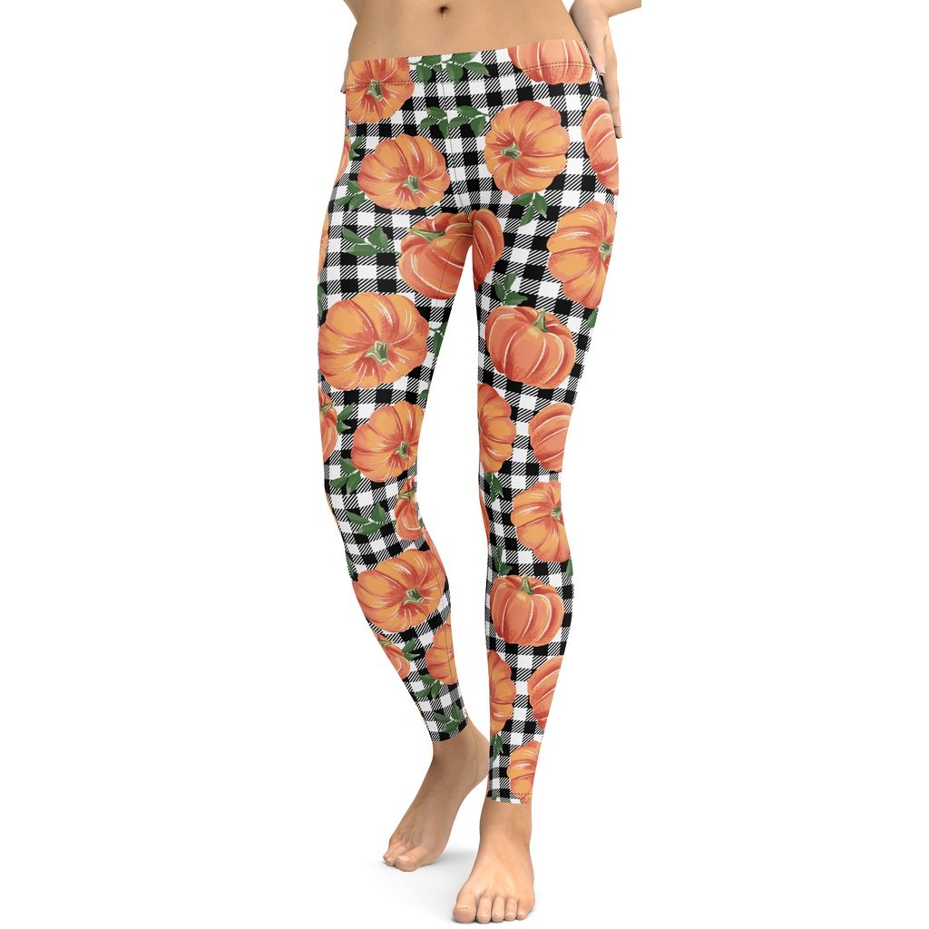 Thanksgiving Pumpkins Leggings