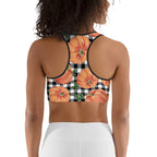 Thanksgiving Pumpkins Sports Bra