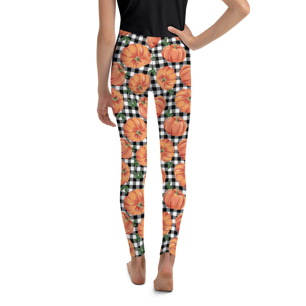 Thanksgiving Pumpkins Youth Leggings