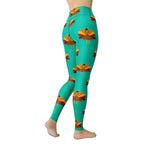 Thanksgiving Turkey Print Yoga Leggings - FiercePulse - Premium Workout Leggings - Yoga Pants