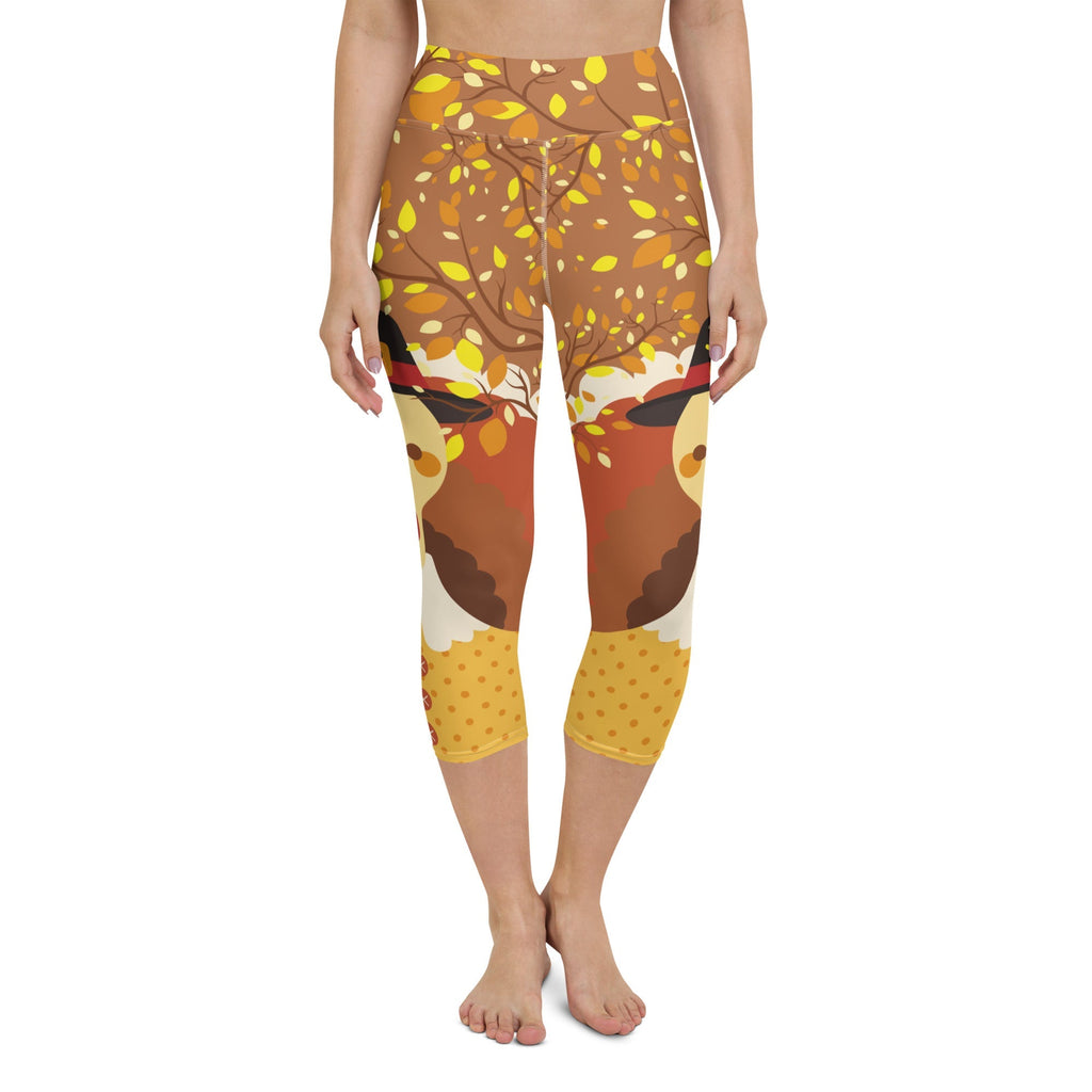 Thanksgiving Yoga Capris