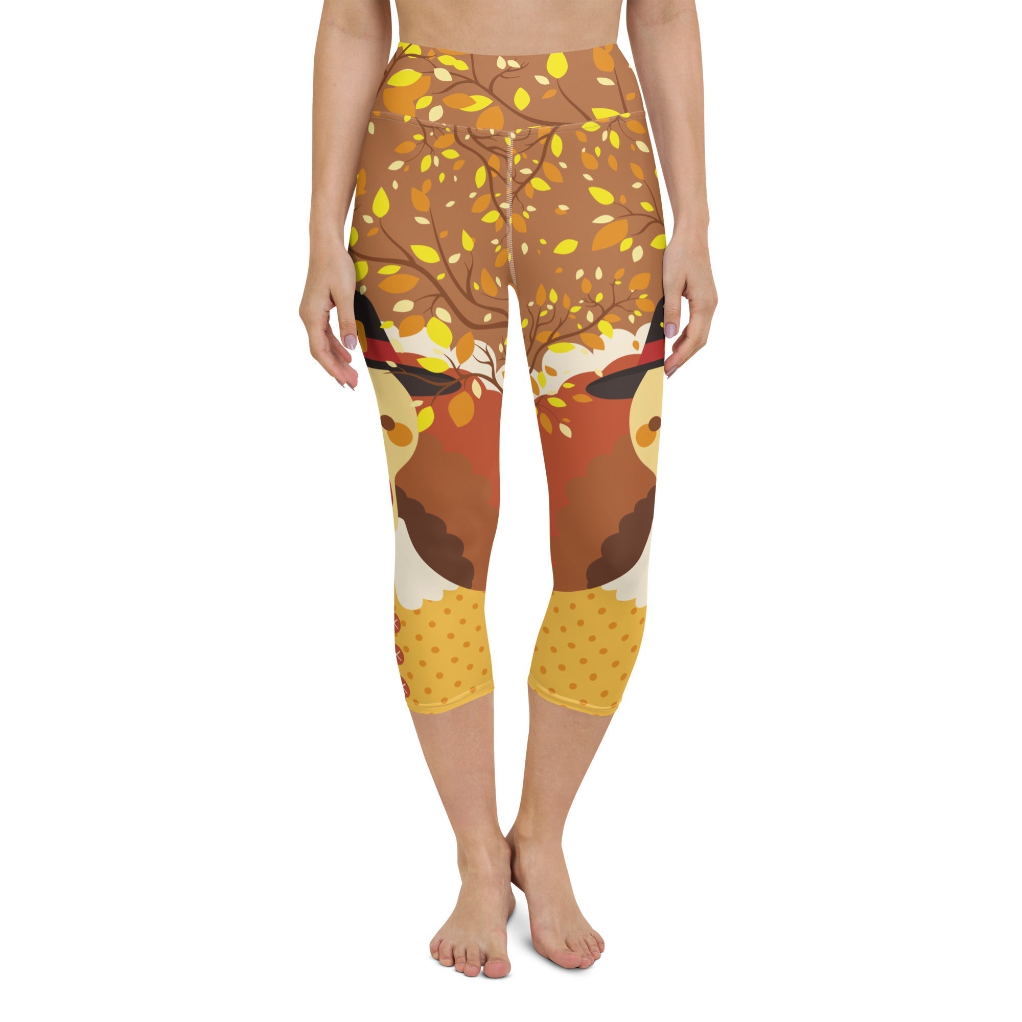 Thanksgiving Yoga Capris