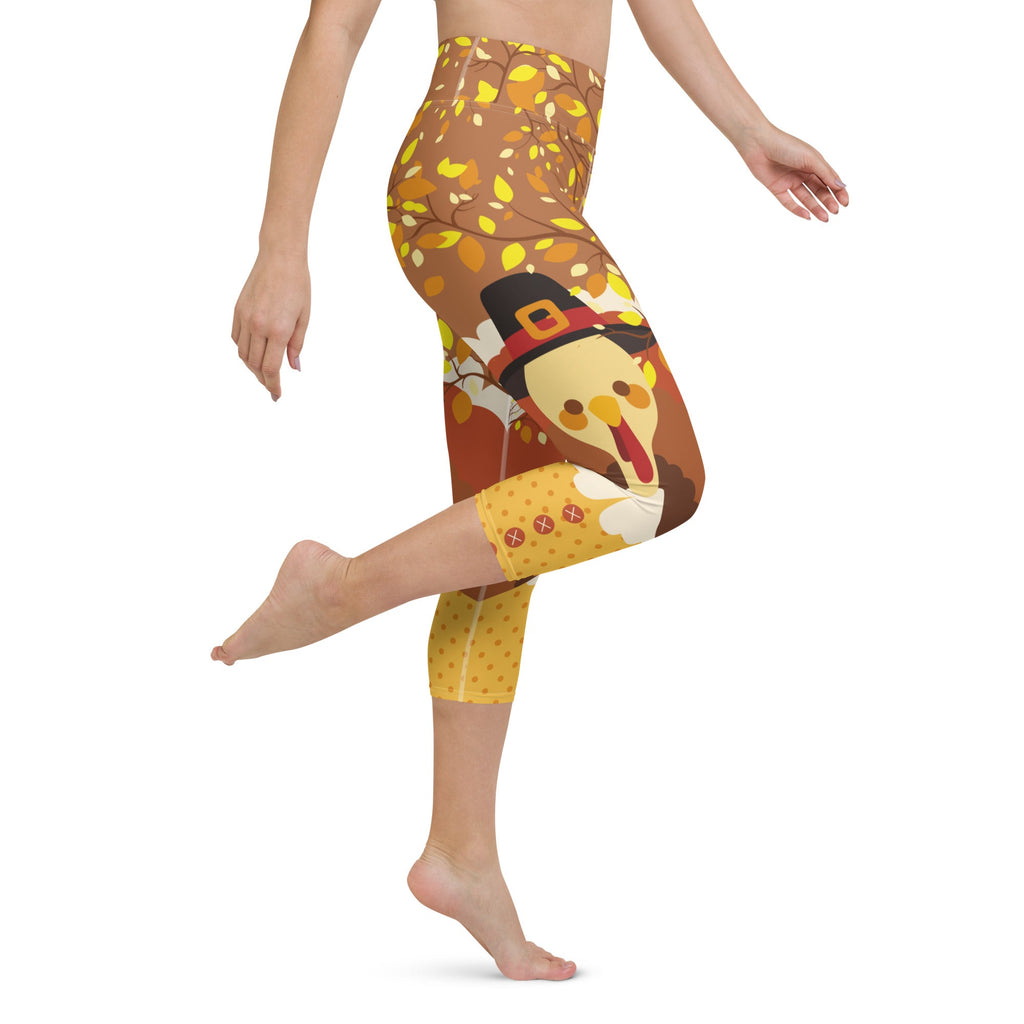 Thanksgiving Yoga Capris