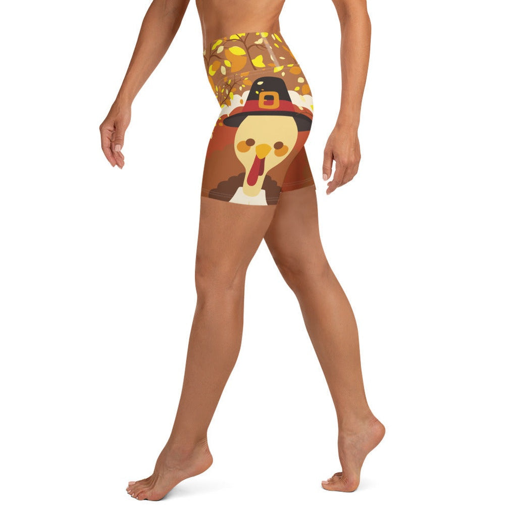 Thanksgiving Yoga Shorts