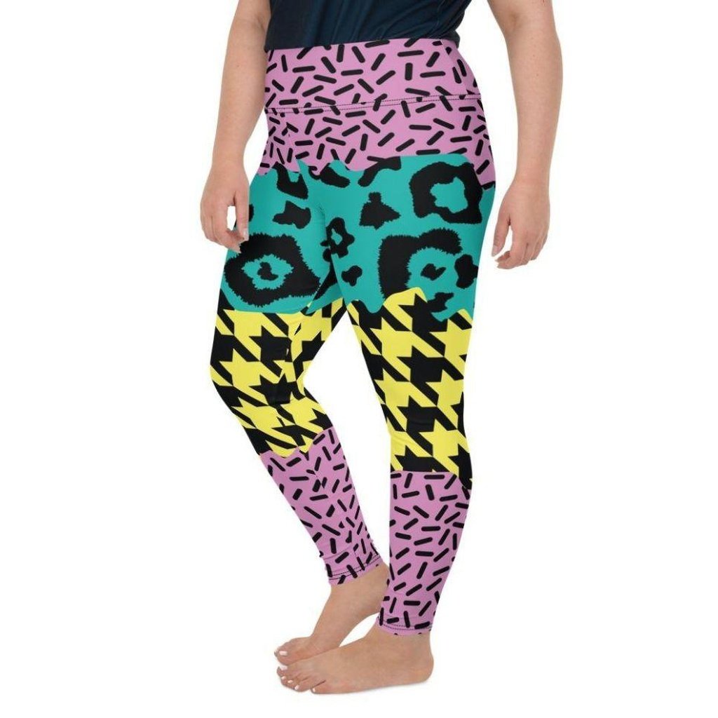 Three-Pattern Plus Size Leggings