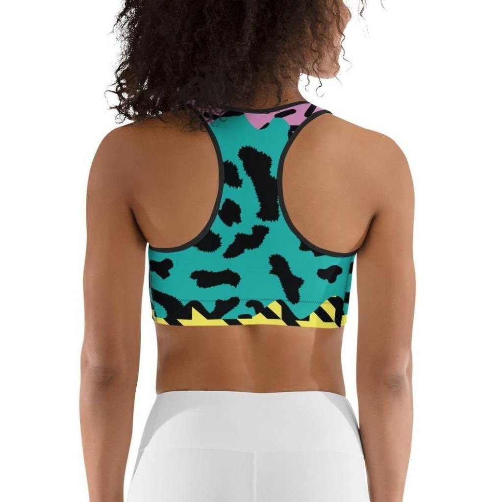 Three-Pattern Sports Bra