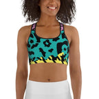 Three-Pattern Sports Bra