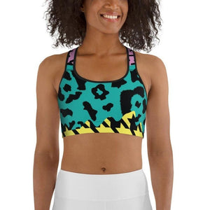 Three-Pattern Sports Bra