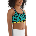 Three-Pattern Sports Bra