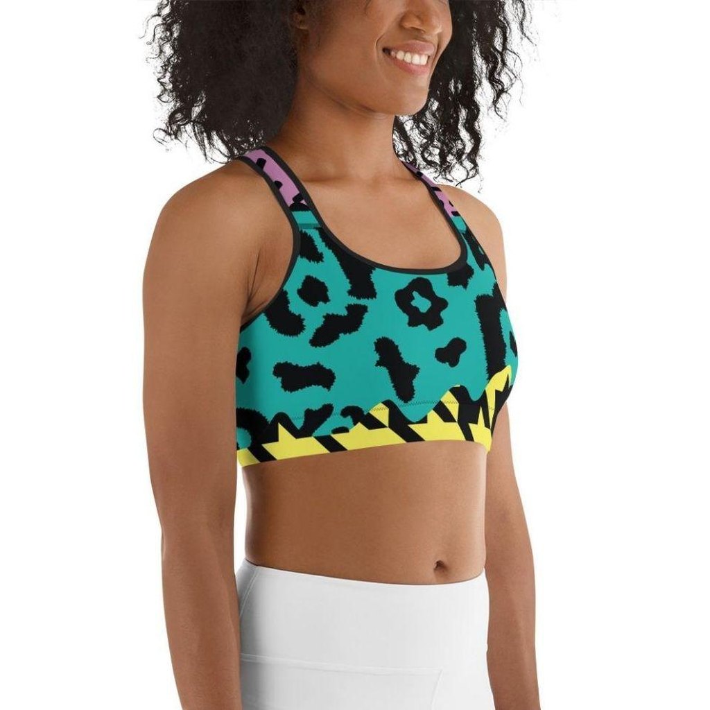 Three-Pattern Sports Bra