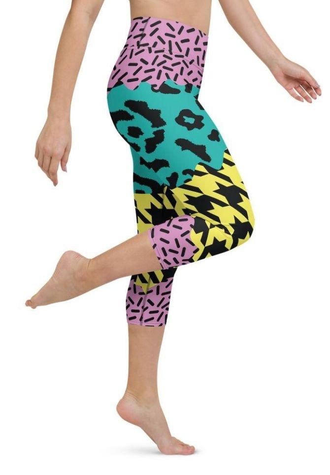 Three-Pattern Yoga Capris