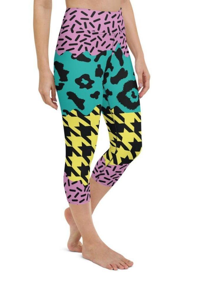 Three-Pattern Yoga Capris