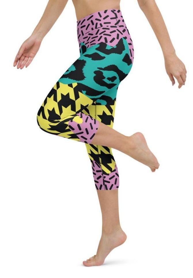 Three-Pattern Yoga Capris