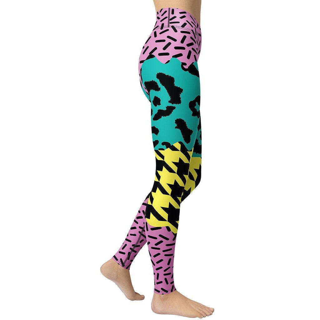 Three-Pattern Yoga Leggings