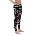Tie Dye Black Men's Leggings