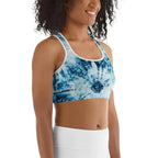 Tie Dye Indigo Sports Bra