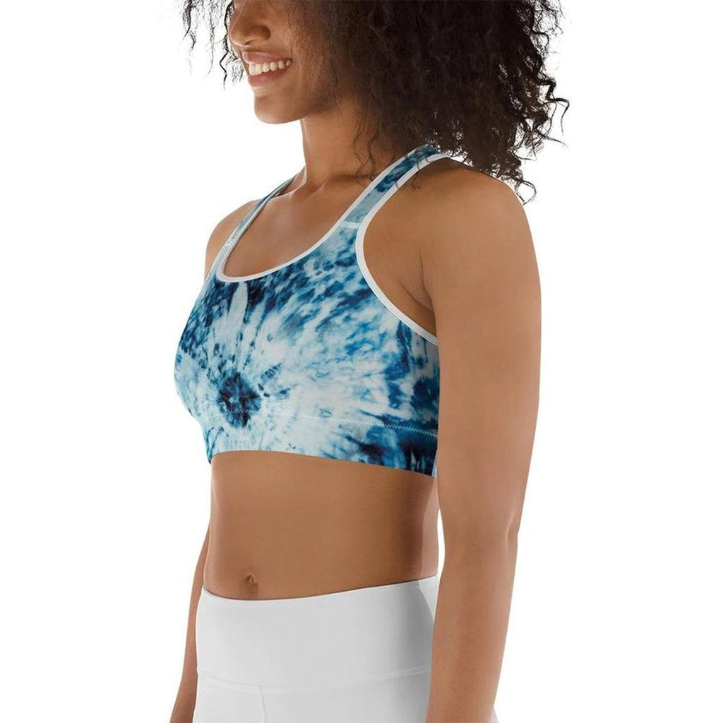Tie Dye Indigo Sports Bra