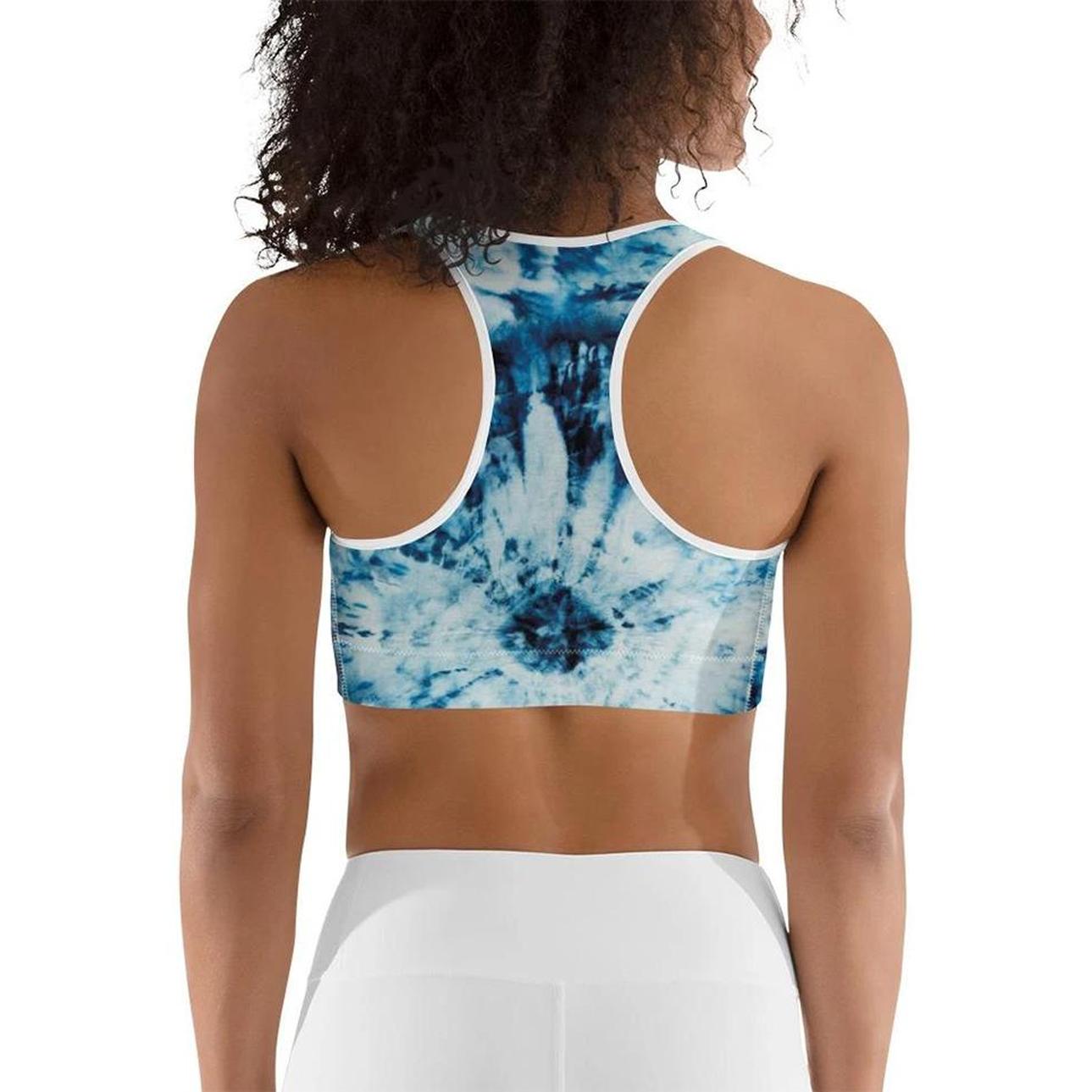 Tie Dye Indigo Sports Bra