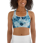 Tie Dye Indigo Sports Bra