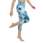 Tie Dye Indigo Yoga Capris