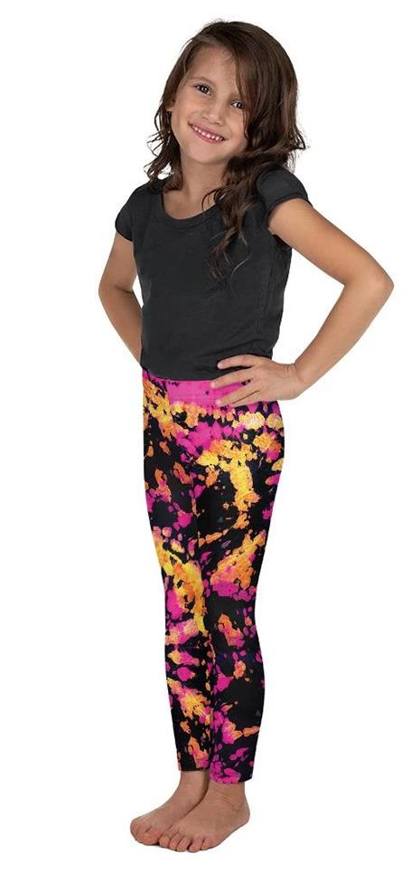 Tie Dye Multicolor Kid's Leggings