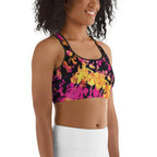Tie Dye Multicolor Sports Bra