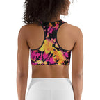 Tie Dye Multicolor Sports Bra