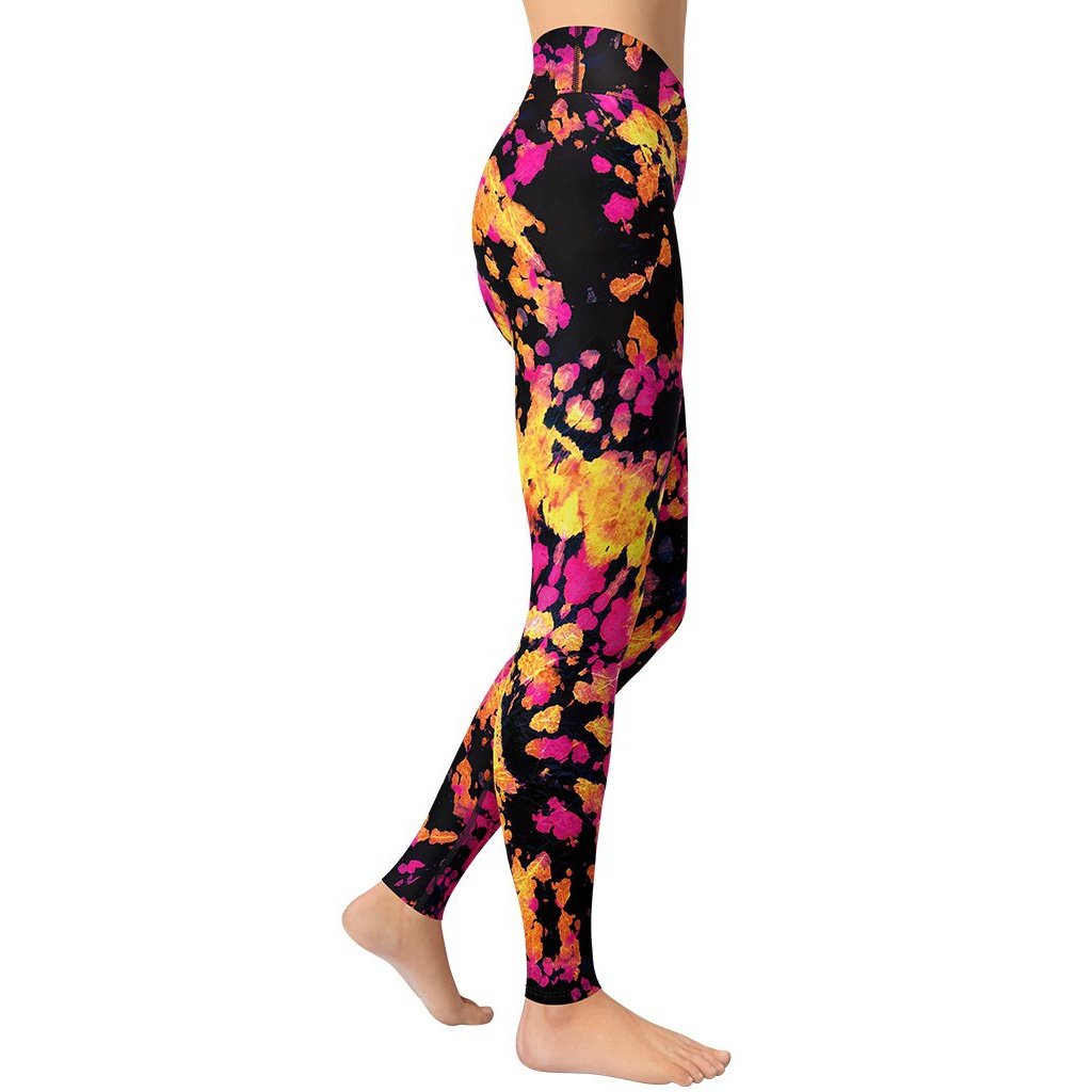 Tie Dye Multicolor Yoga Leggings