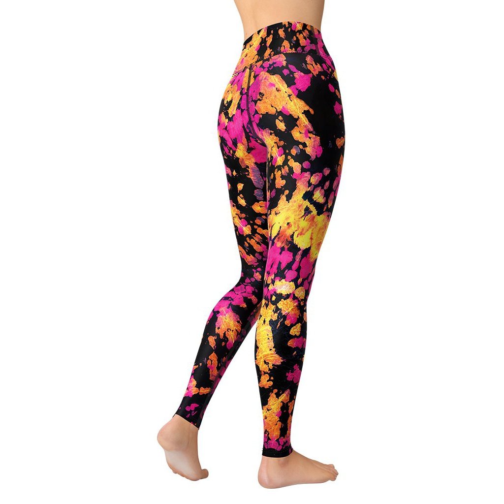 Tie Dye Multicolor Yoga Leggings