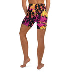 Tie Dye Multicolor Yoga Shorts