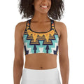 Tribal Print Sports Bra