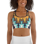 Tribal Print Sports Bra