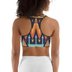 Tribal Print Sports Bra