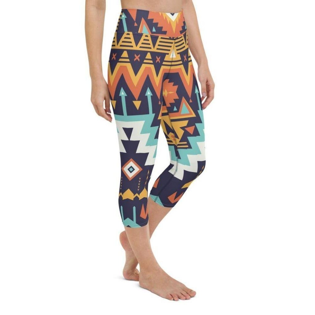 Tribal Print Yoga Capris