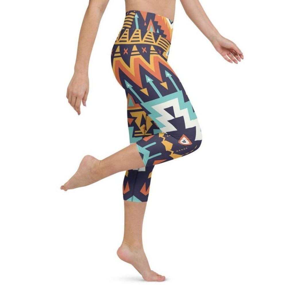 Tribal Print Yoga Capris