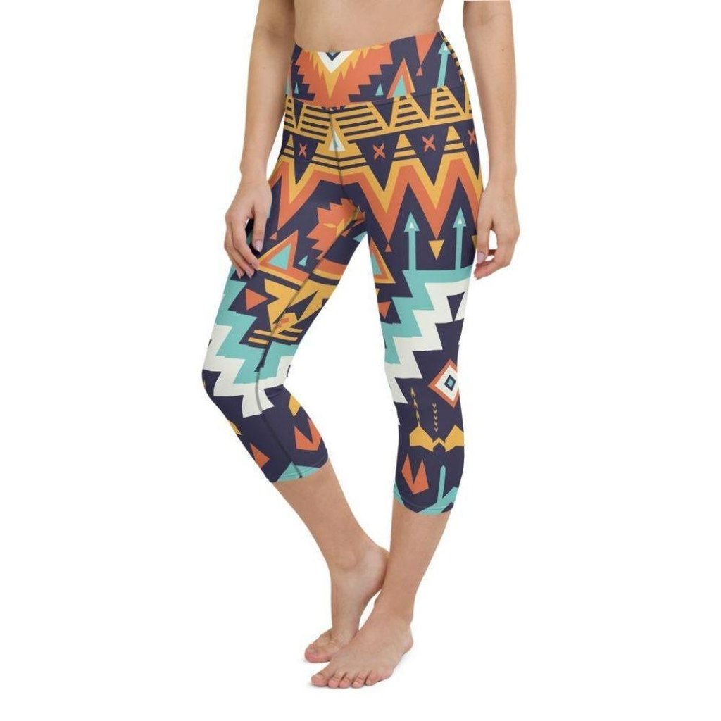 Tribal Print Yoga Capris