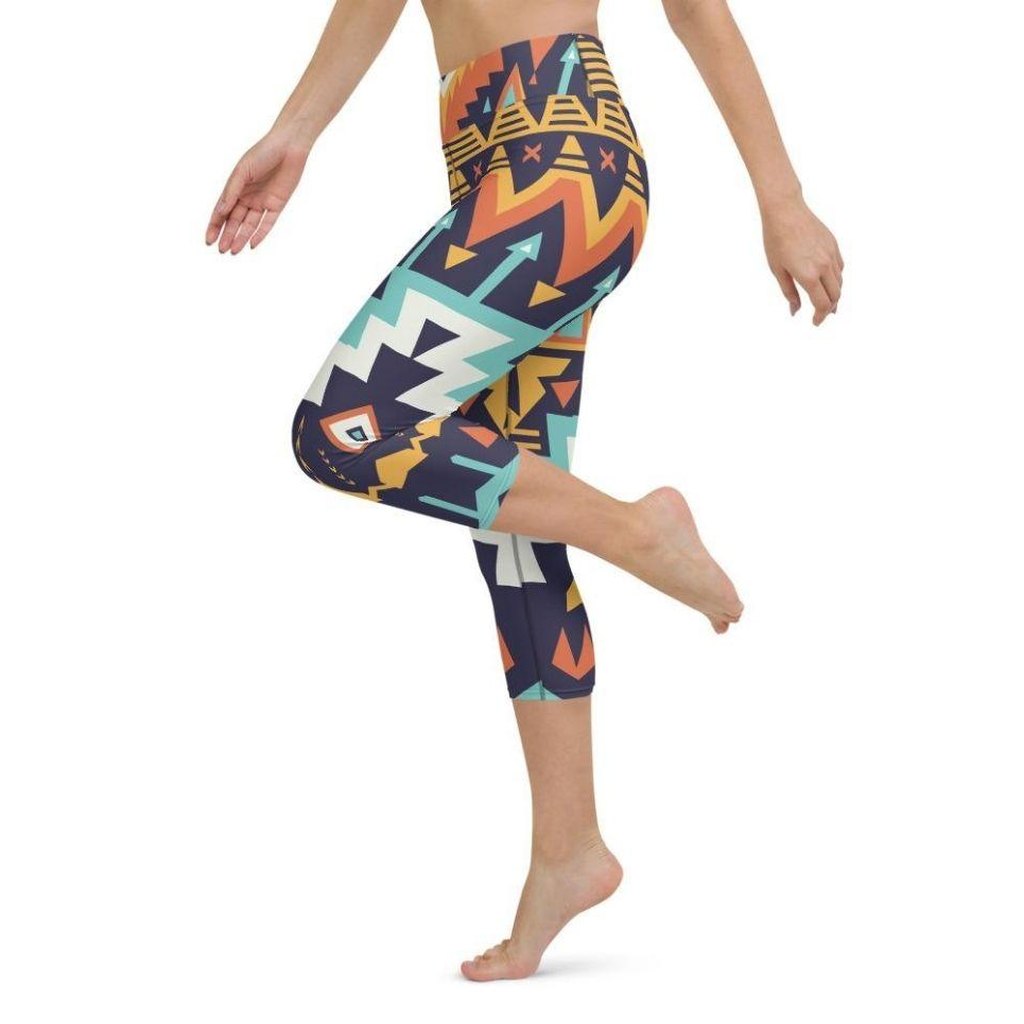 Tribal Print Yoga Capris