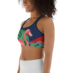 Tropical Birds Sports Bra